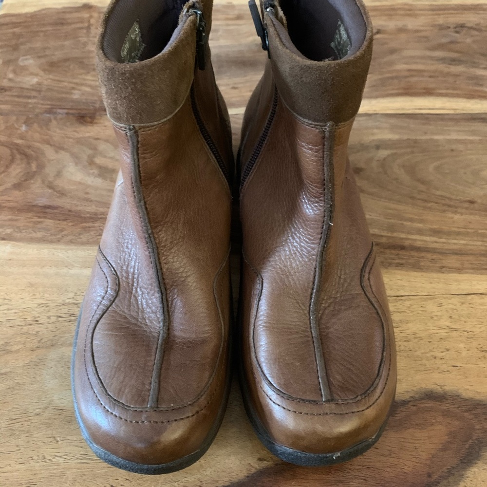 Dansko Brown Leather Booties